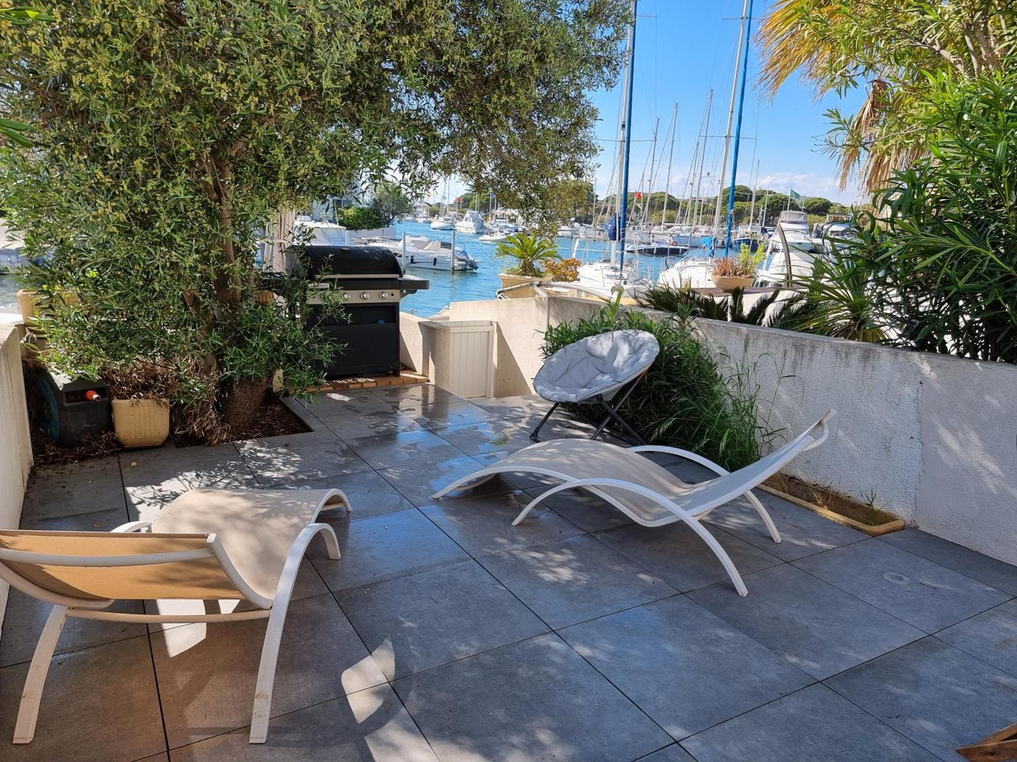 Marina Exceptionnelle - 8 Pers - 120 M2 Vue Mer - Suites Parentales - Cinema - Ponton Le Grau-du-Roi Exterior foto